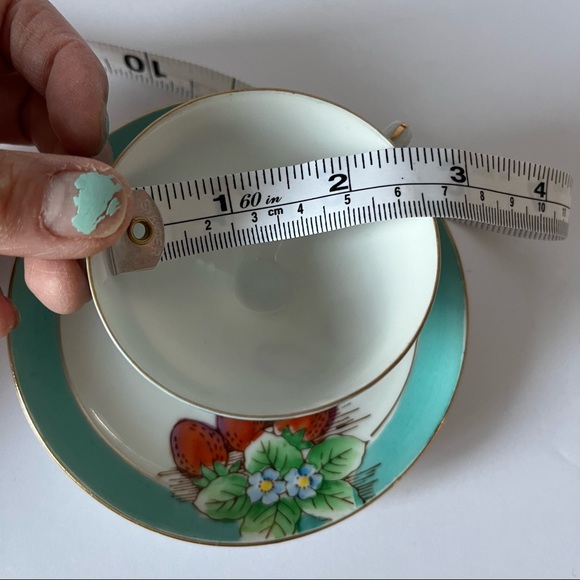 Vintage Espresso Teacup Matching Saucer - Picture 6 of 9